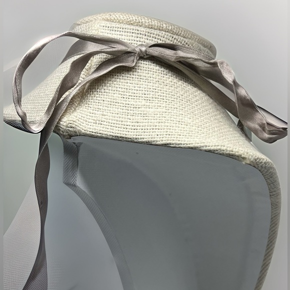 J Crew Champagne Bubbles & Rhinestone Spheres Ribbon Necklace - Picture 5 of 5